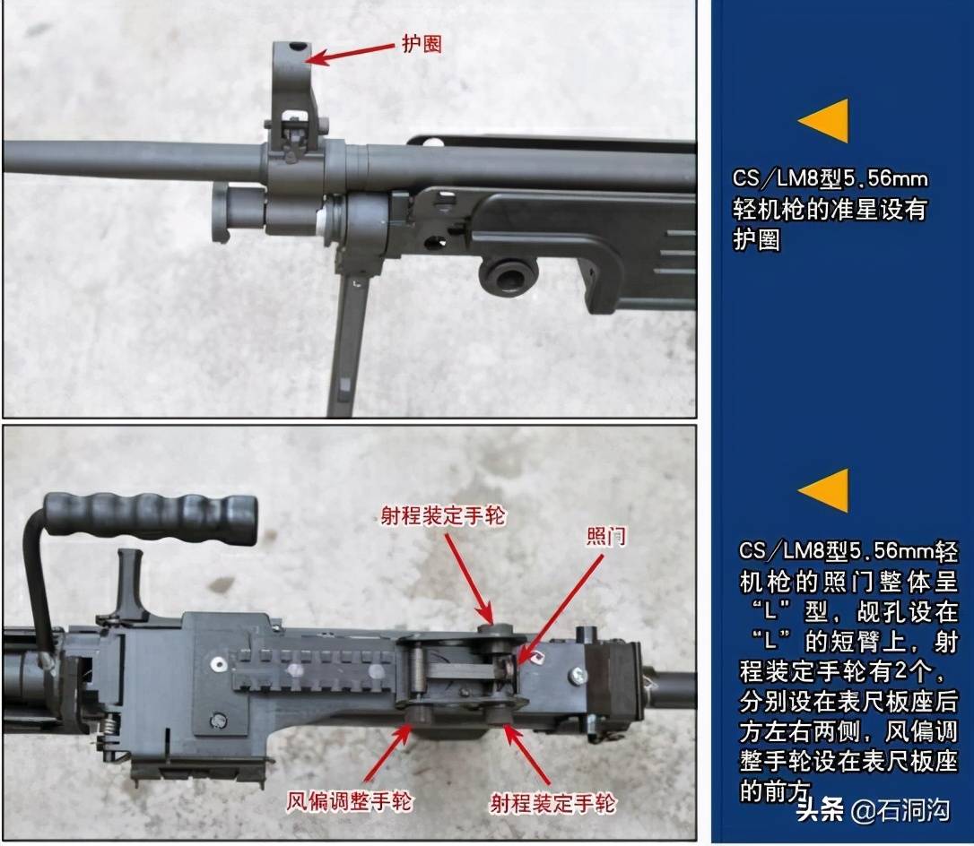 原创fnminimi轻机枪中国版cslm8型班用机枪