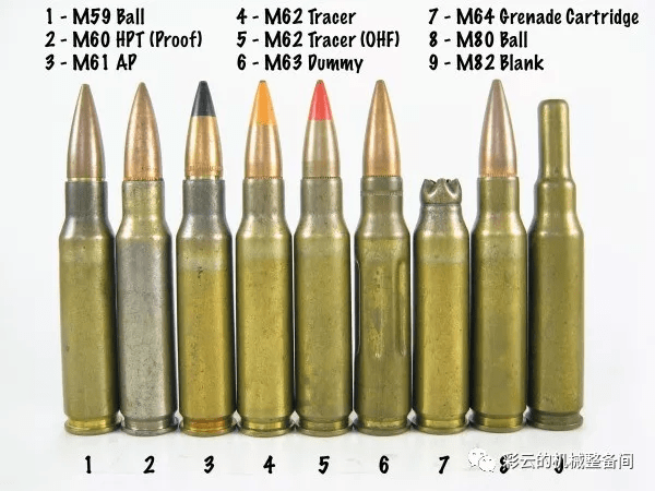 61x51mmnato步枪弹.而英国虽然一度坚持使用.