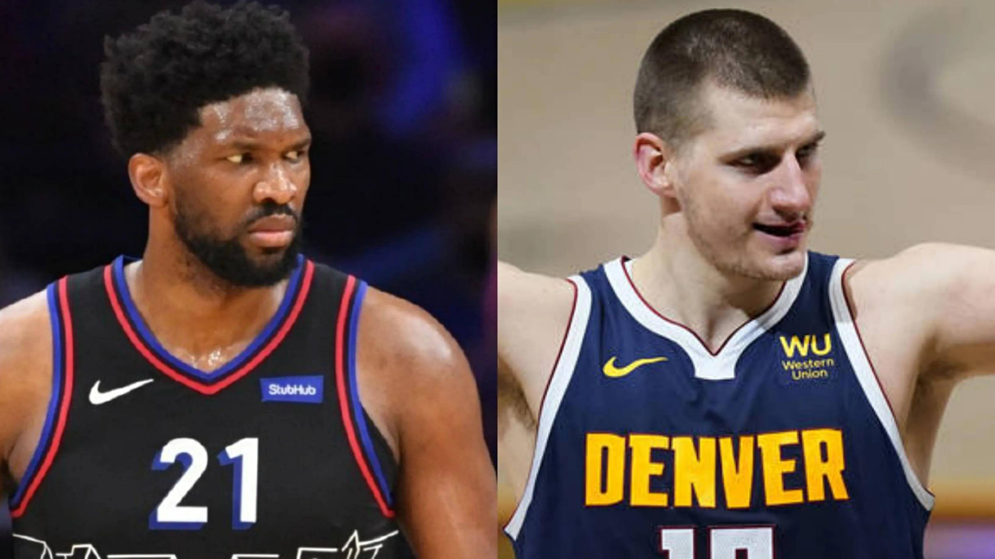 美媒列出约基奇和恩比德的各项数据大比拼,谁是这个赛季的mvp