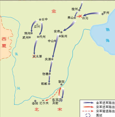 岳飞与一生的对手金兀术的第一次交手,竟发生在北宋时期