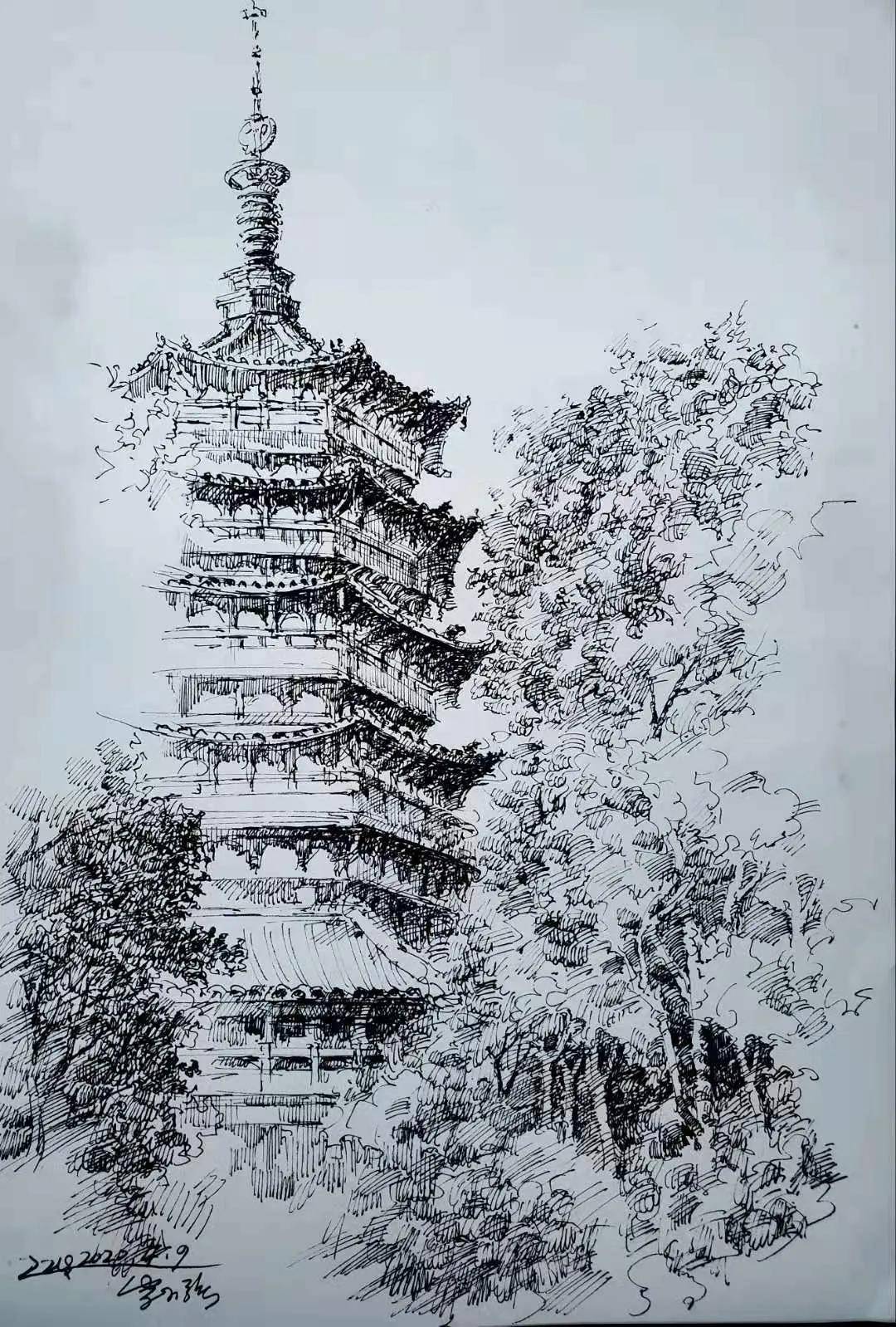 玉米作者:阳光无限类别:钢笔画练习作者:微笑类别:国画白描临摹作品
