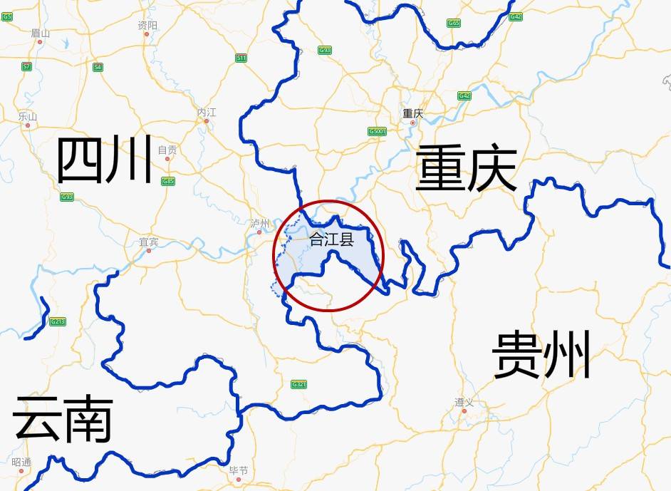 四川一县,被重庆,贵州"三面包围"!村里人出村就是跨省