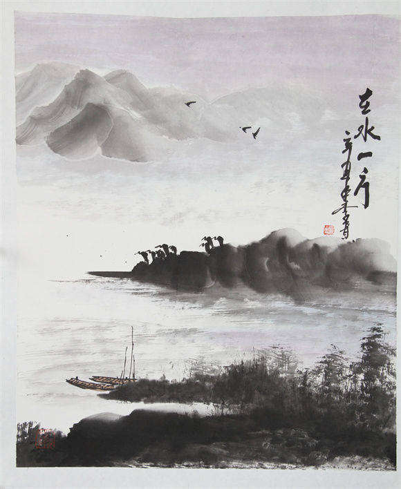 画家李贵作品气韵生动意境悠远回味无穷