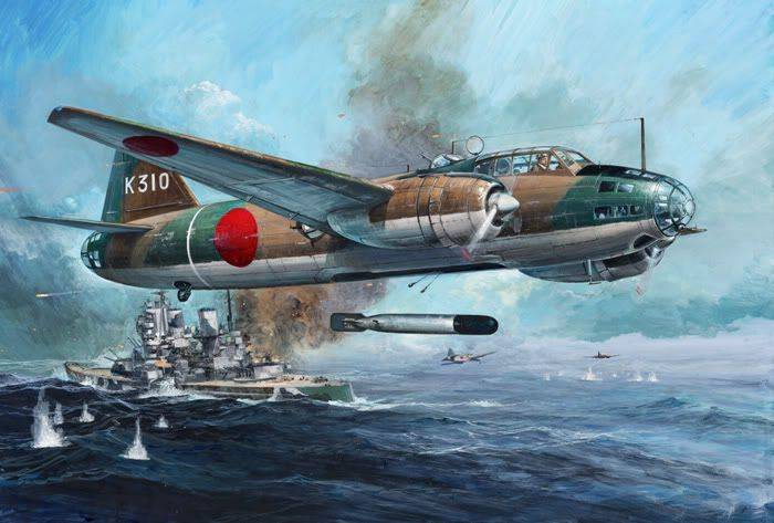 为此日本海军航空局下达了新型轰炸机的基本要求,就是在九六式(g3m)