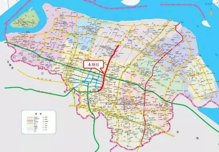 607km(不含列入346国道张家港绕城段改扩建项目实施的晨丰公路互通