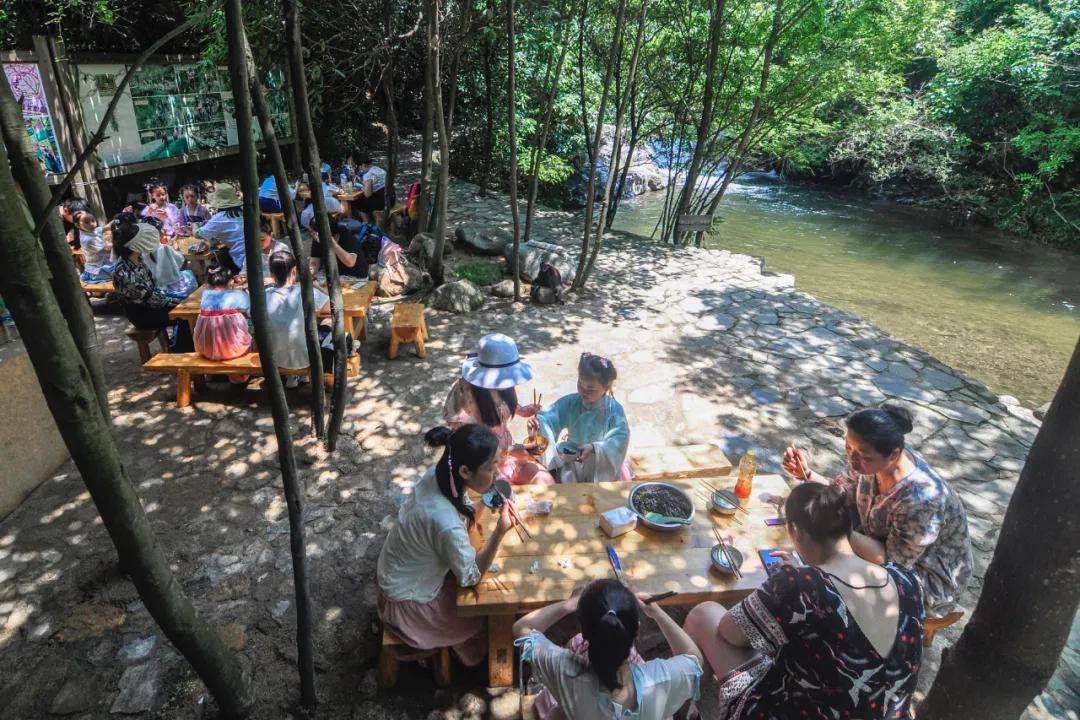 篁岭石门峡夏日水上古筝雅集,好看好吃好清凉!_烧烤