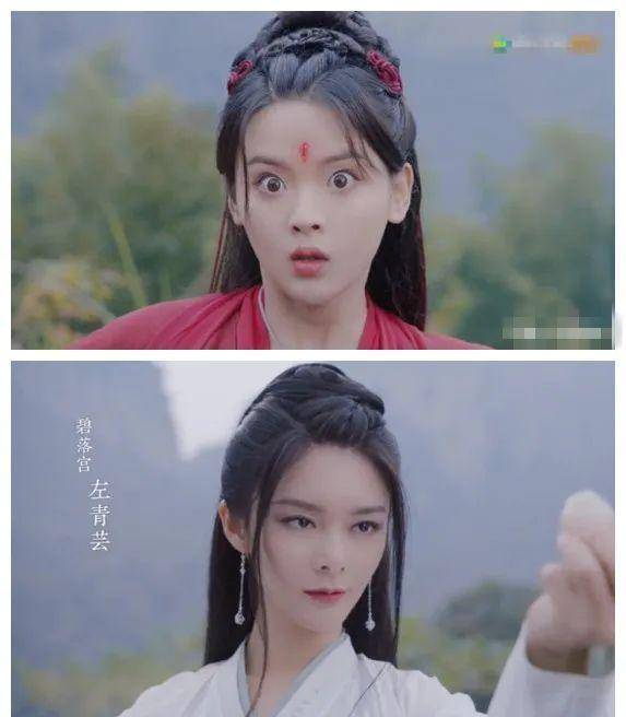 杨超越的脸太不上镜,五官拥挤眼神里没有感情,宛如木头美人