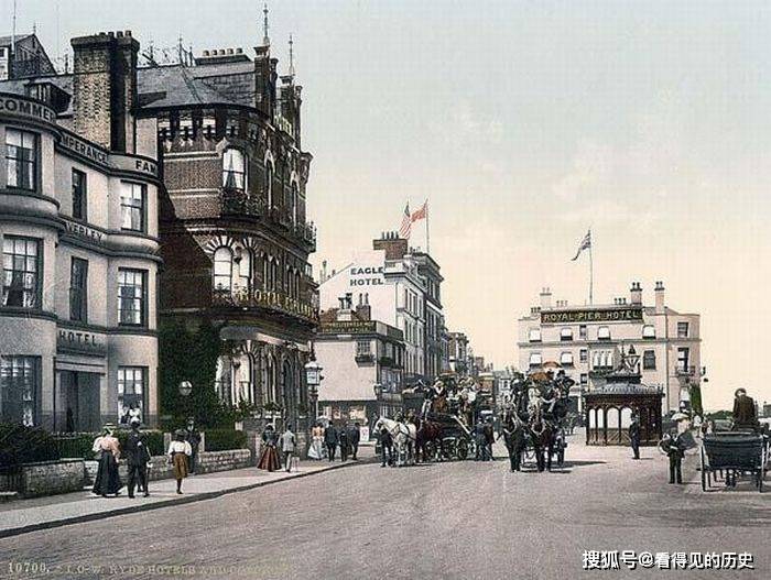 彩色老照片1890年的英国正是我大清光绪年间