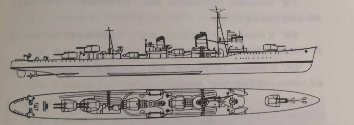 二战日本传奇战舰—雪风号微解析(1)_驱逐舰