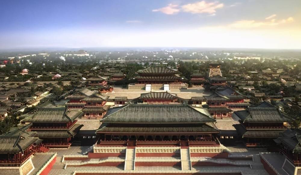 公元前202年,汉高祖先后在这里兴建长乐宫,未央宫等殿宇,此后又将国