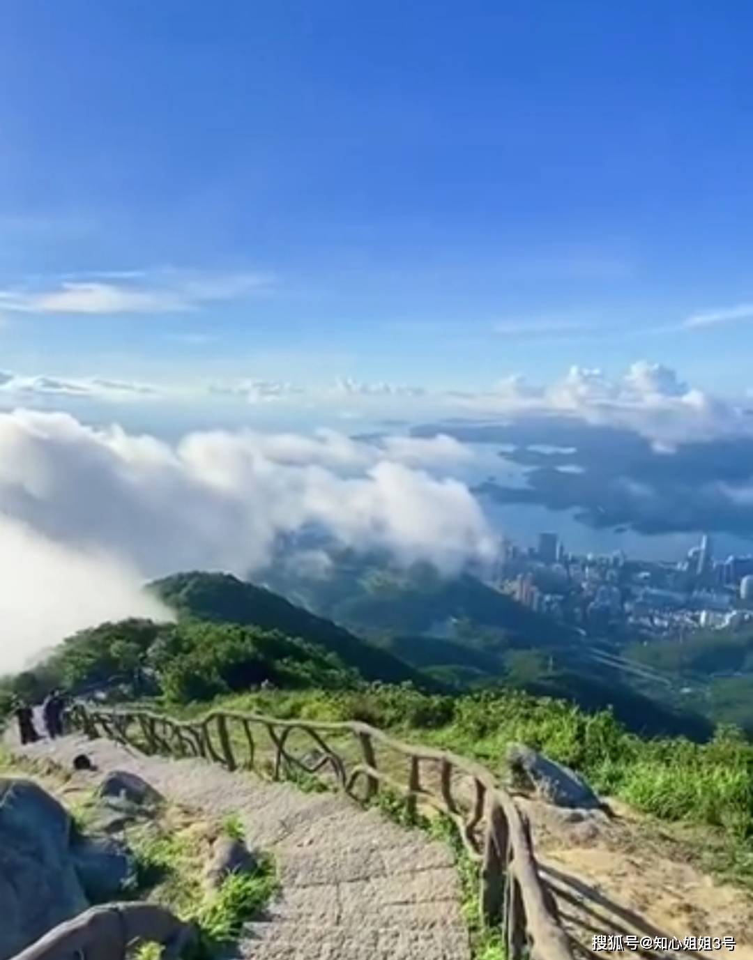 在广东一定要爬一次深圳梧桐山仙境般的云海美到让人窒息