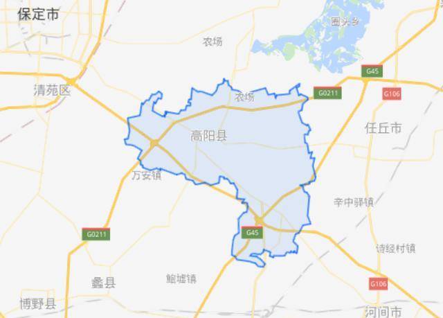 二一方面,就高阳县来说,隶属于河北省保定市.