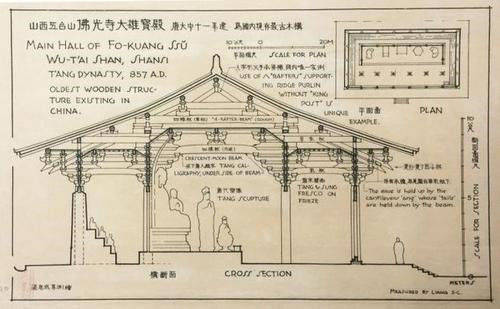 梁思成的建筑手绘稿曝光当时没有cad但精美程度令人叹为观止