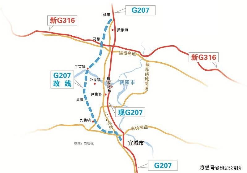 207国道湖北段全线改扩建,三市进度不一致,荆州李埠大桥是关键