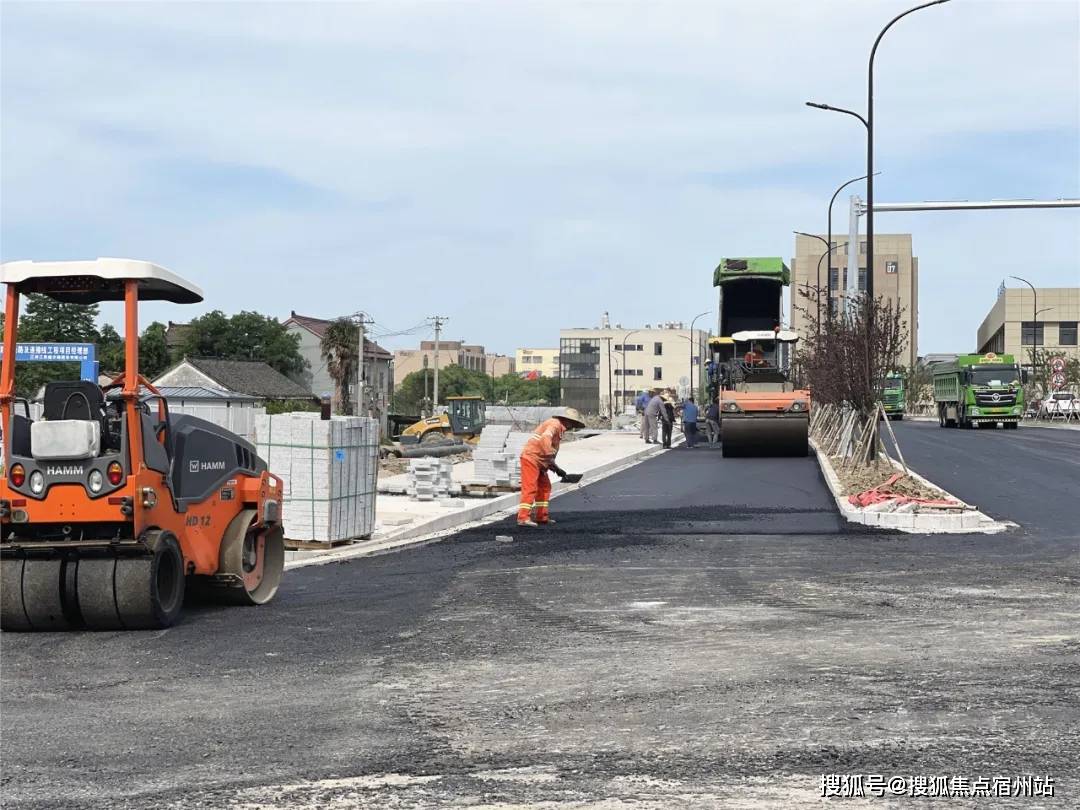 6月底通车(康兴西路至联翔路段)及连接线工程嘉善大云至南湖新丰公路