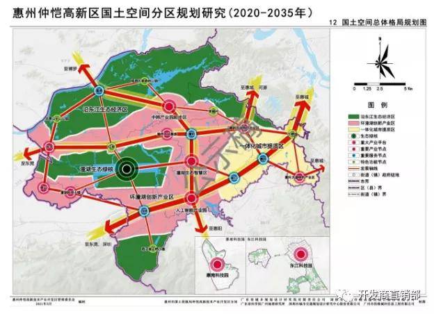 惠州仲恺高新区国土空间分区规划公布,将建设"两铁路两城际"轨道交通