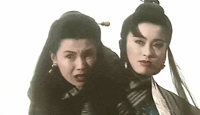 张敏在《魔教教主》中的这一回望,成就了华语影史经典一瞬.