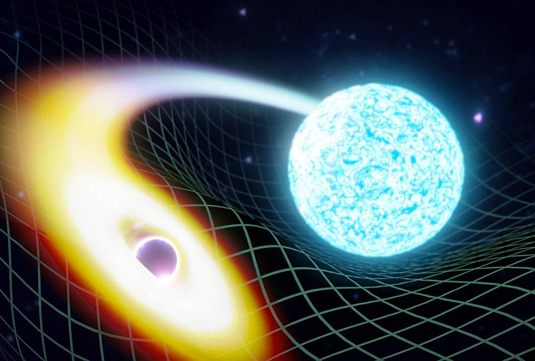 原创重大发现!天文学家第一次发现黑洞吃掉中子星,爱因斯坦又对了!