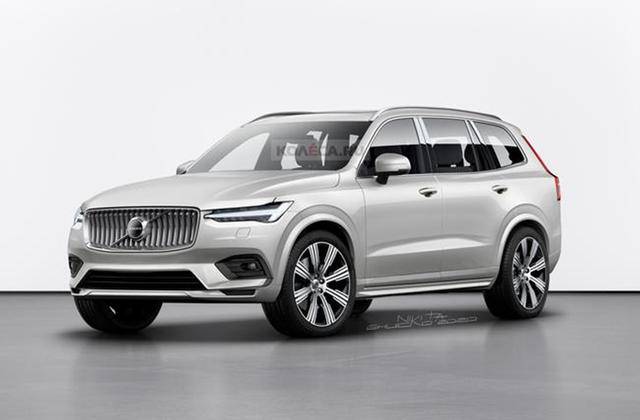 全新2022款xc100谍照,全新2022款xc90谍照 沃尔沃全新xc100亮相,2.0t引擎爆发608ps,对标奔驰gls