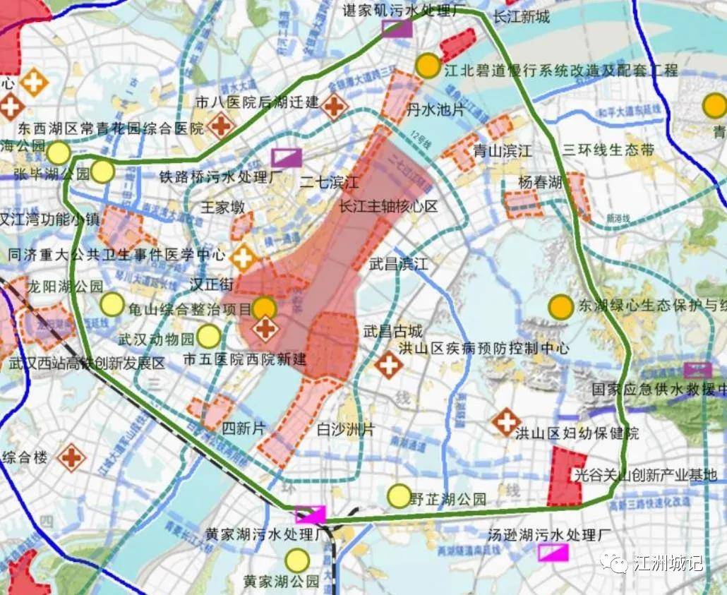 武汉最新规划的经济中心——"白沙滨江区"在哪里?产业