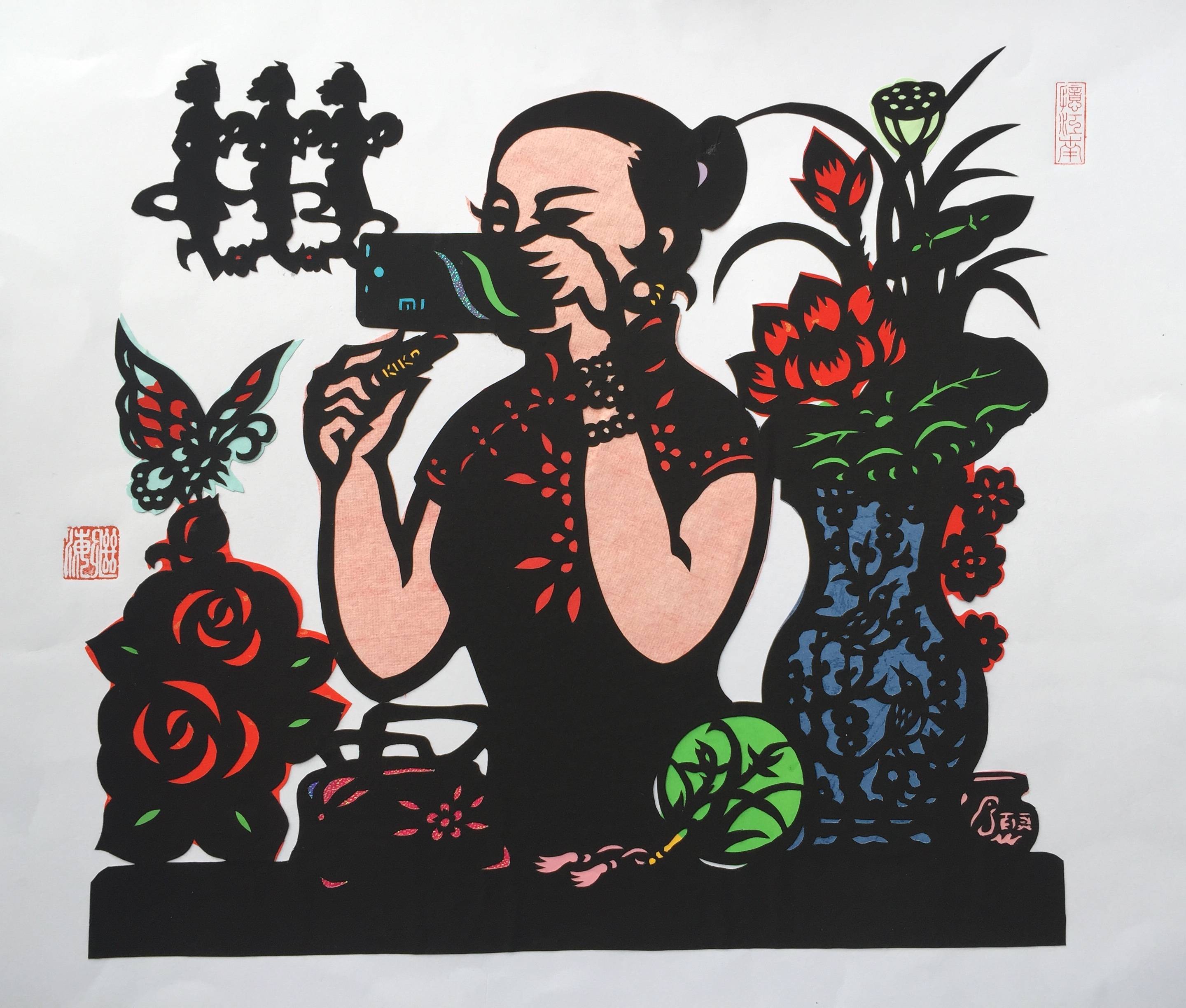 大胆巧妙地运用夸张手法,是民间传统的,又是现代创新的,变化不多,却