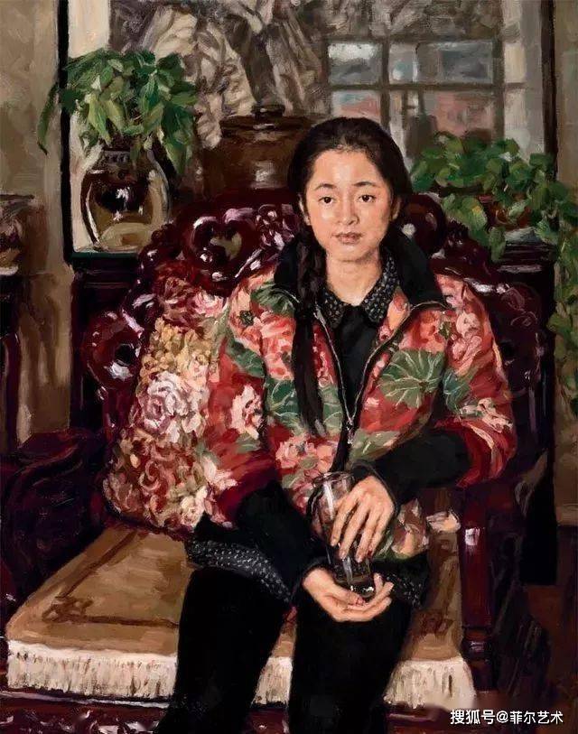 中国艺术研究院中国油画院院长杨飞云人物油画作品欣赏