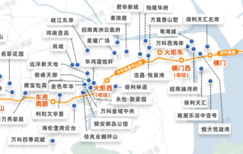 深中通道中山出口附近新楼盘有哪些?一起来看看!