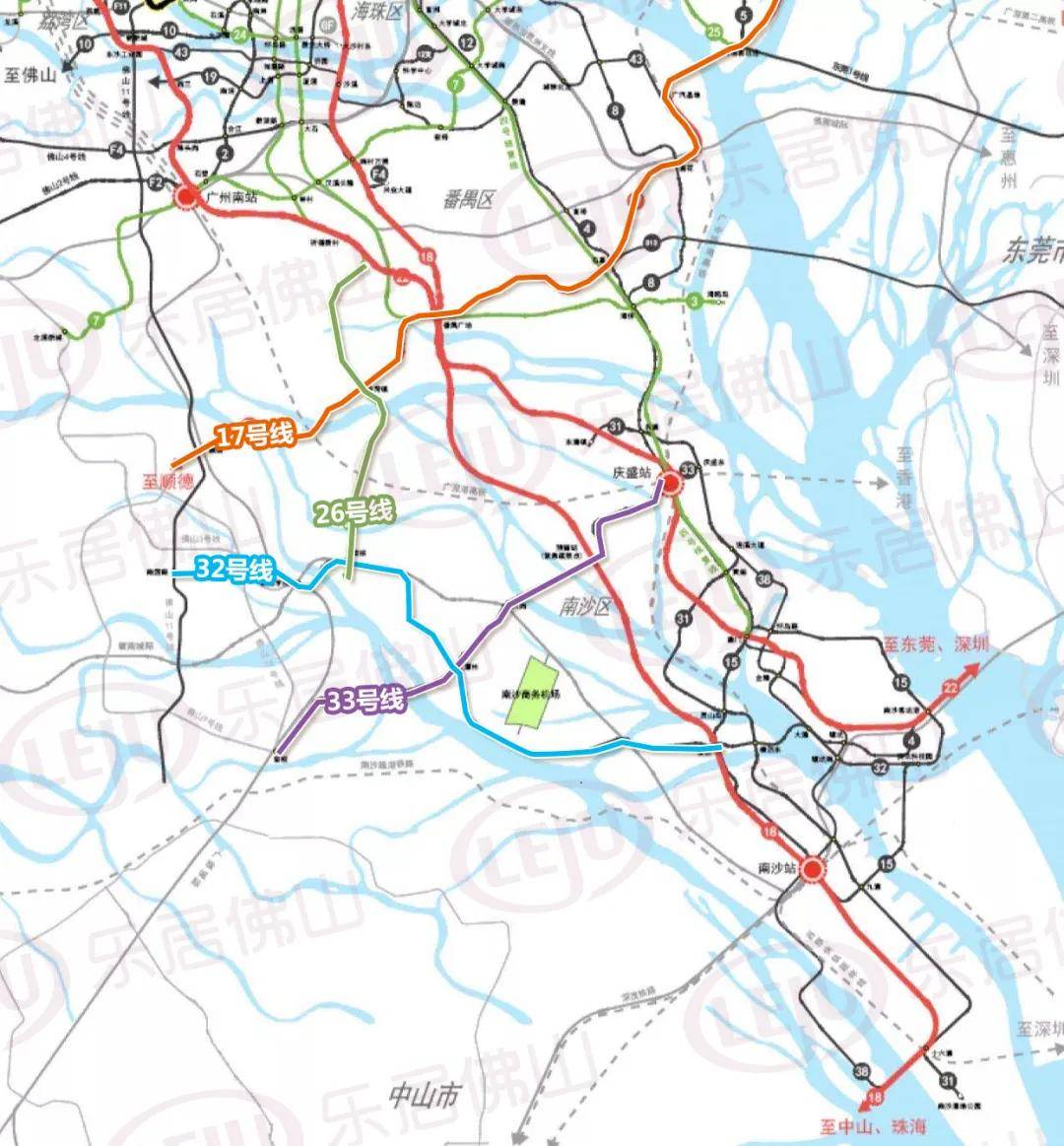 据介绍,佛山地铁14号线为 远期规划线路,在北滘镇范围内为东西走向