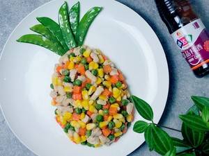 菠萝版金玉满堂(三色鸡丁)