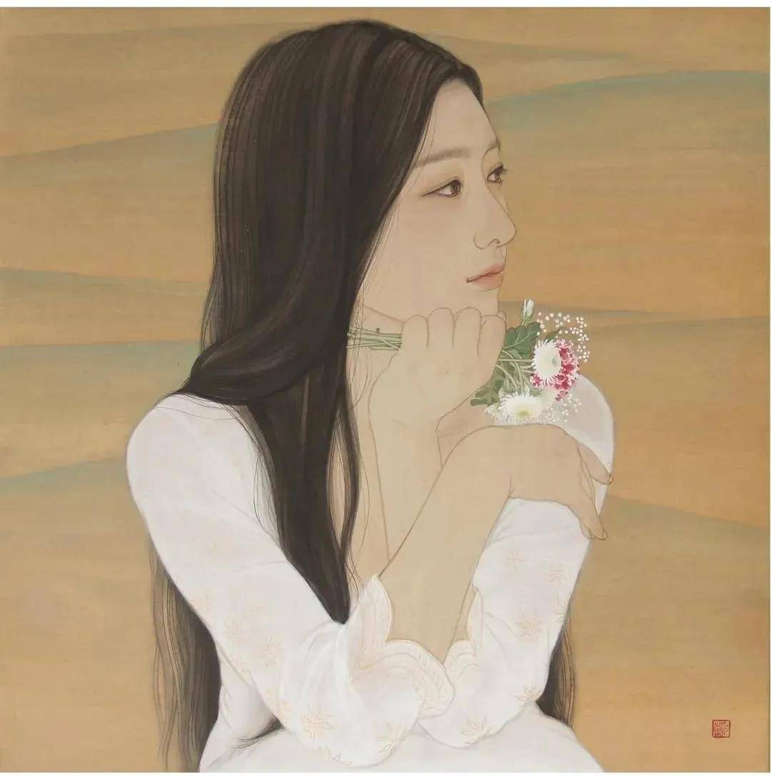 日本最美女画家,人美画更靓