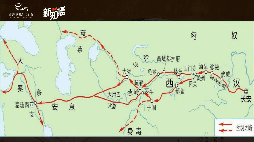 丝绸之路路线图
