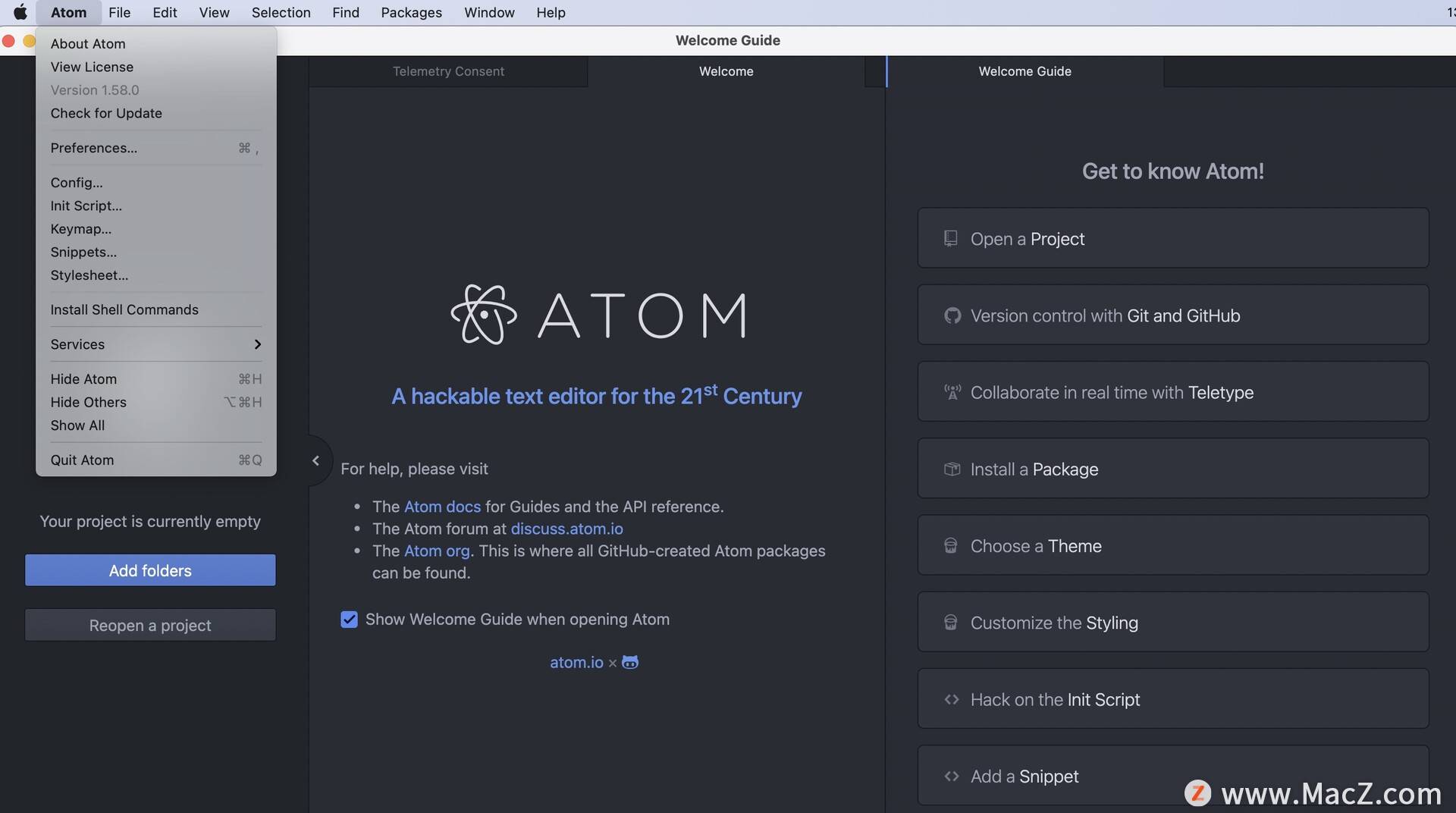 atomformacmac平台文本编辑器