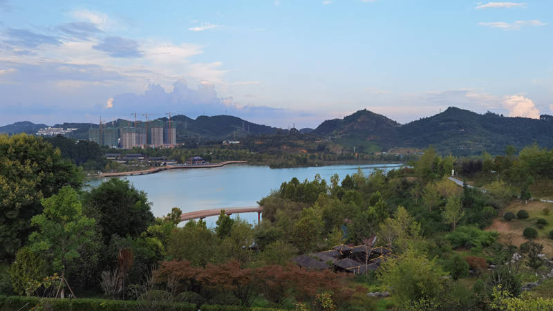 遵义白鹭湖湿地公园印象,山美,水美,夕阳美