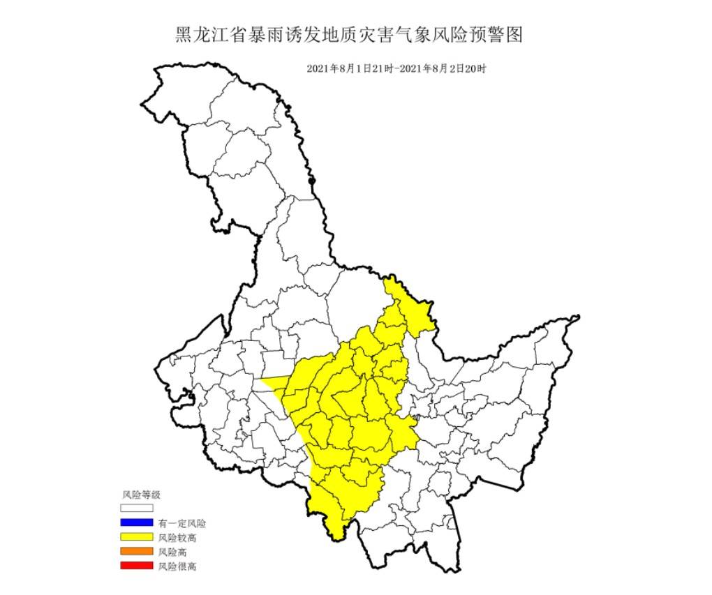 黑龙江省再发黄色预警!注意防范降水引起的地质灾害