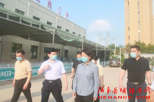 商丘市委书记付静到夏邑县第二人民医院调研疫情防控工作