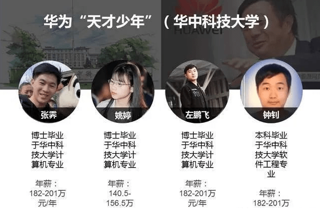 华为"天才少年"曝光,最低年薪140万,巧的是多人"师出同门"