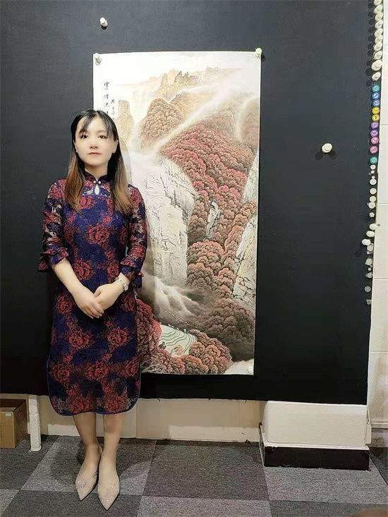 画家王园园朝气蓬勃画如其人作品鉴赏