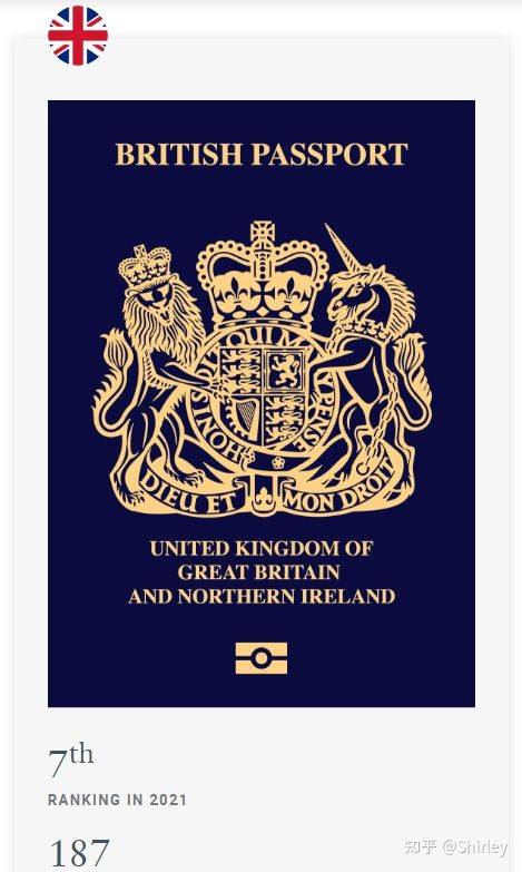科普贴世界排名前十的英国护照项目全解