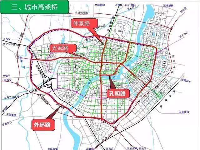 南阳城区快速路高架桥来了!仲景路,光武路,孔明路,外环路