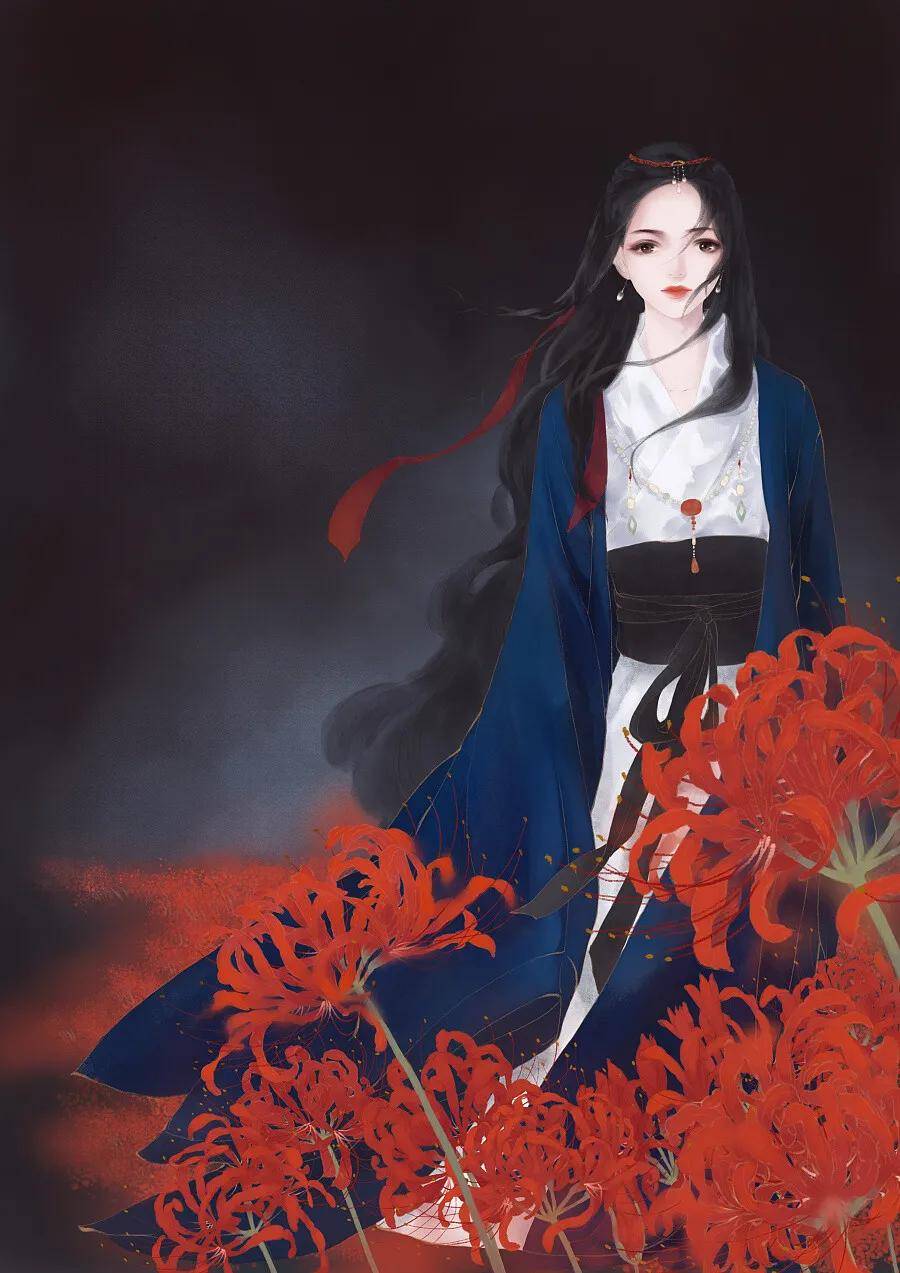 一些有关彼岸花的古风壁纸