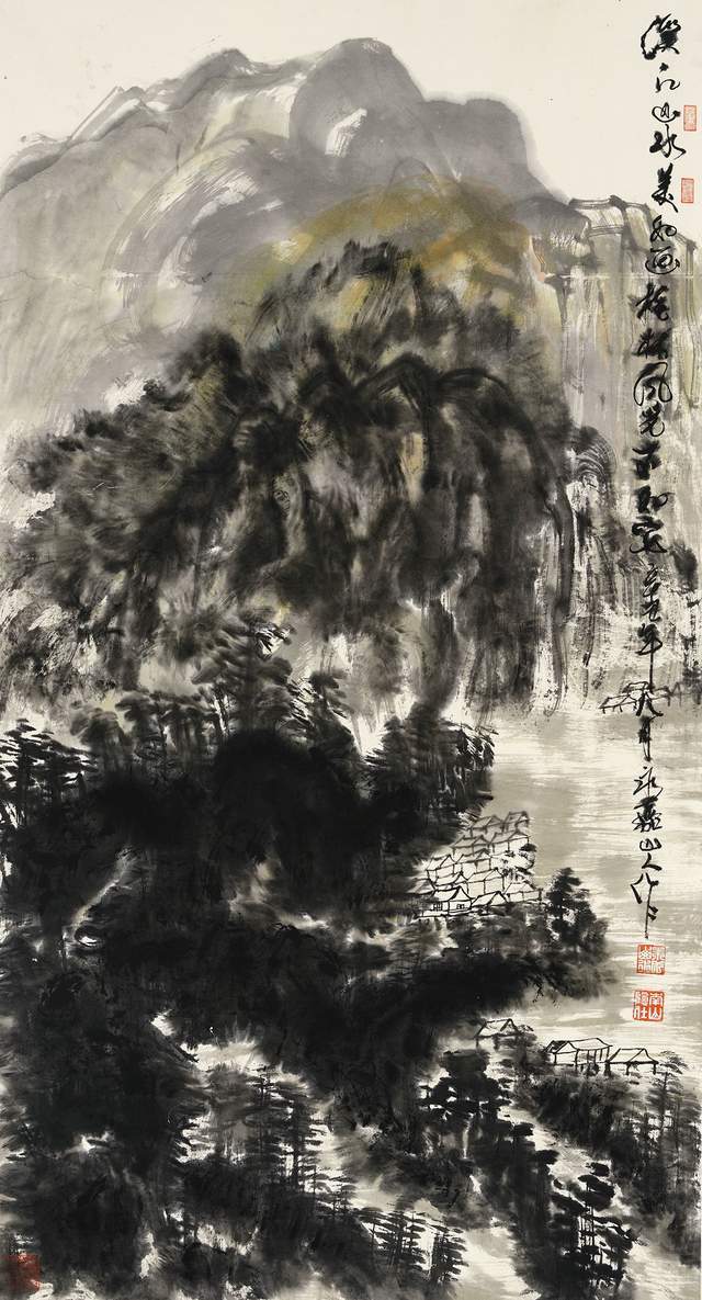 国画家,画鹰大家,指墨画艺术大师朱祖国作品