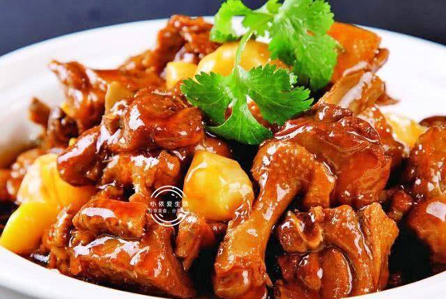 板栗焖鸭