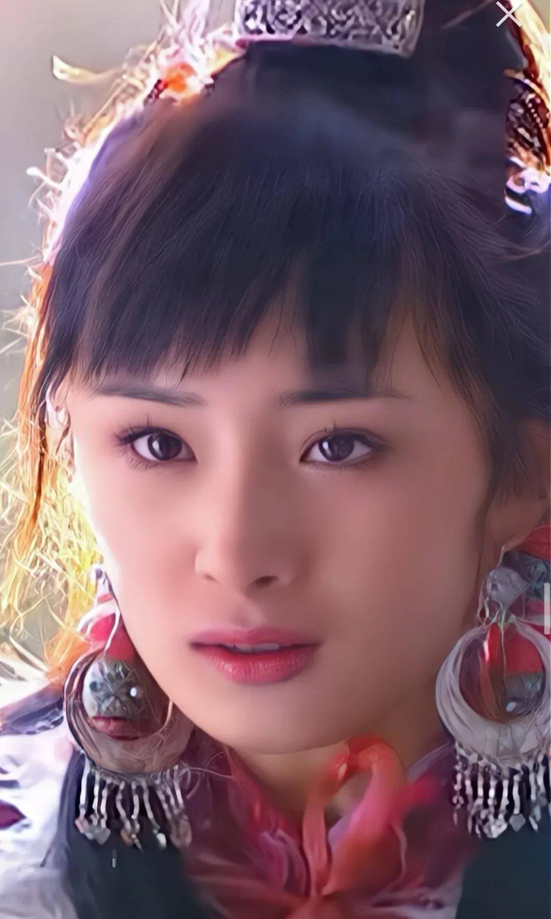 杨幂古装合集,是谁说她方脸不美的?