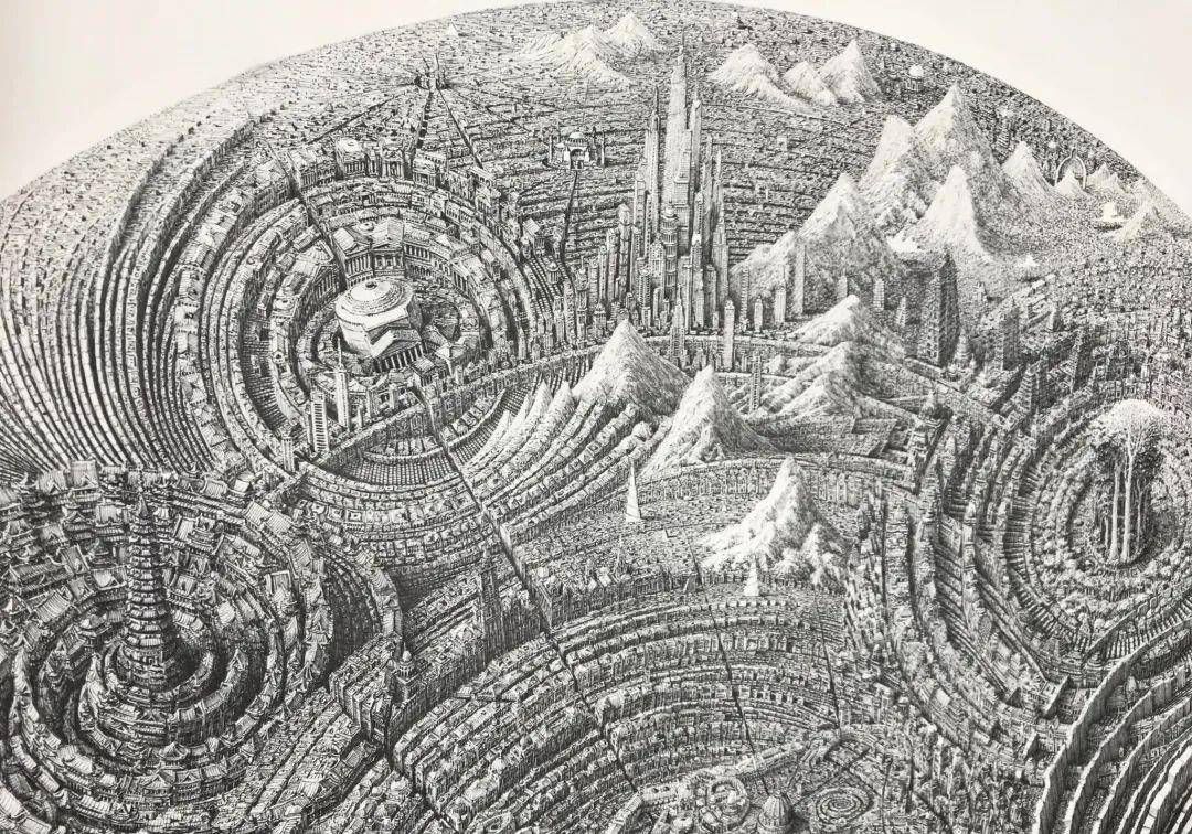 都表示,不要说画这样一幅复杂的素描作品了,就连看这幅素描作品,都不