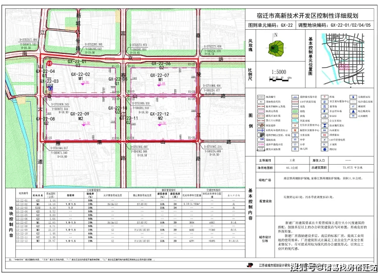 宿迁高新区,经开区,市府新区及洋河新区局部地块规划调整方案公布