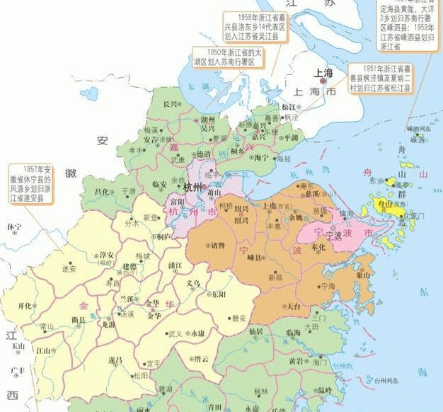 浙江省的区划调整,11个地级市之一,嘉兴市为何有7个区县?