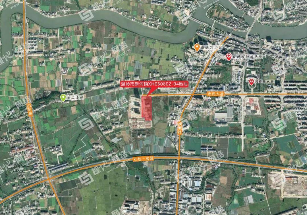 起价16000万元,台州温岭市新河镇xh050802-04地块将于