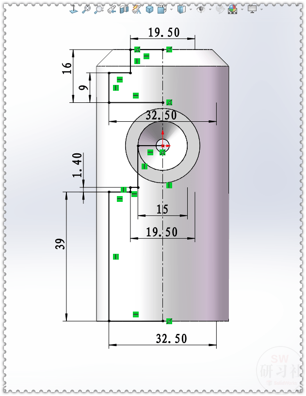SolidWorks零件图纸,solidworks训练图纸 用solidworks画一个喷嘴零件,这个图原来这么简单