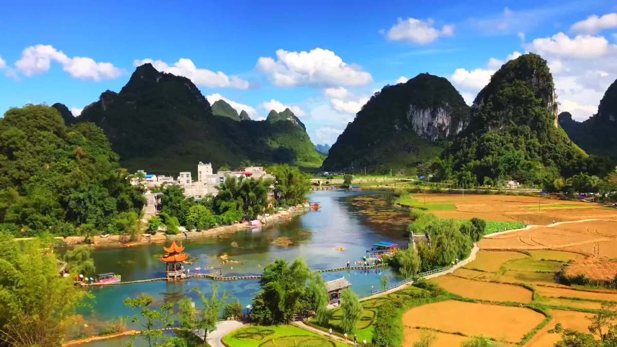 18广西德天大瀑布,巴马长寿之乡动车4日游