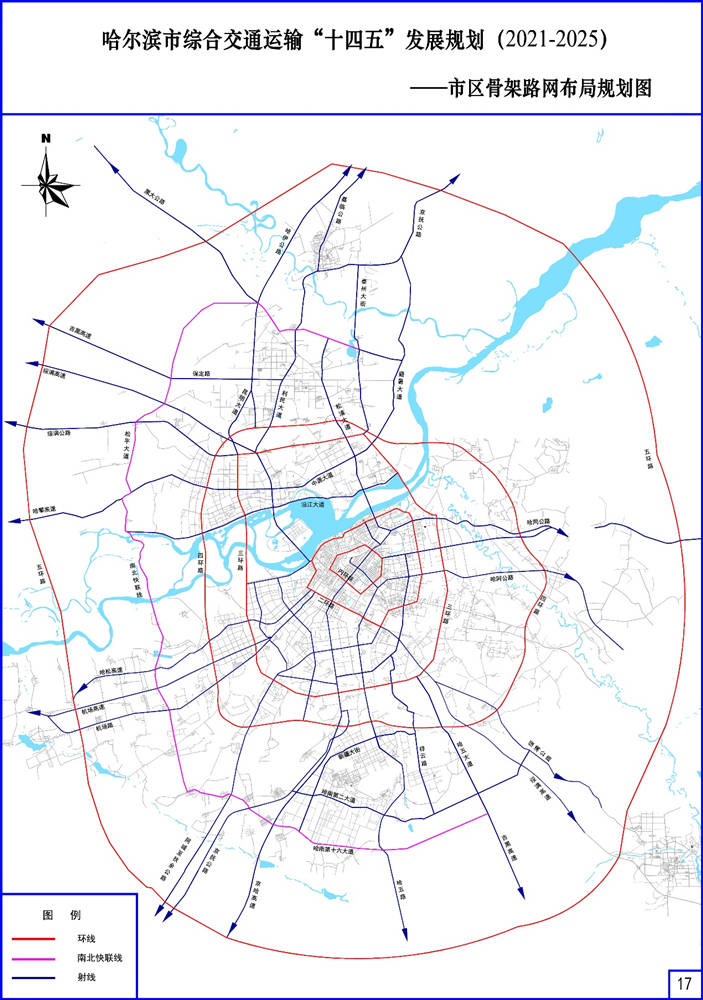 的各类交通项目规划情况: 1,公路建设 "十四五"新建哈尔滨都市圈环线